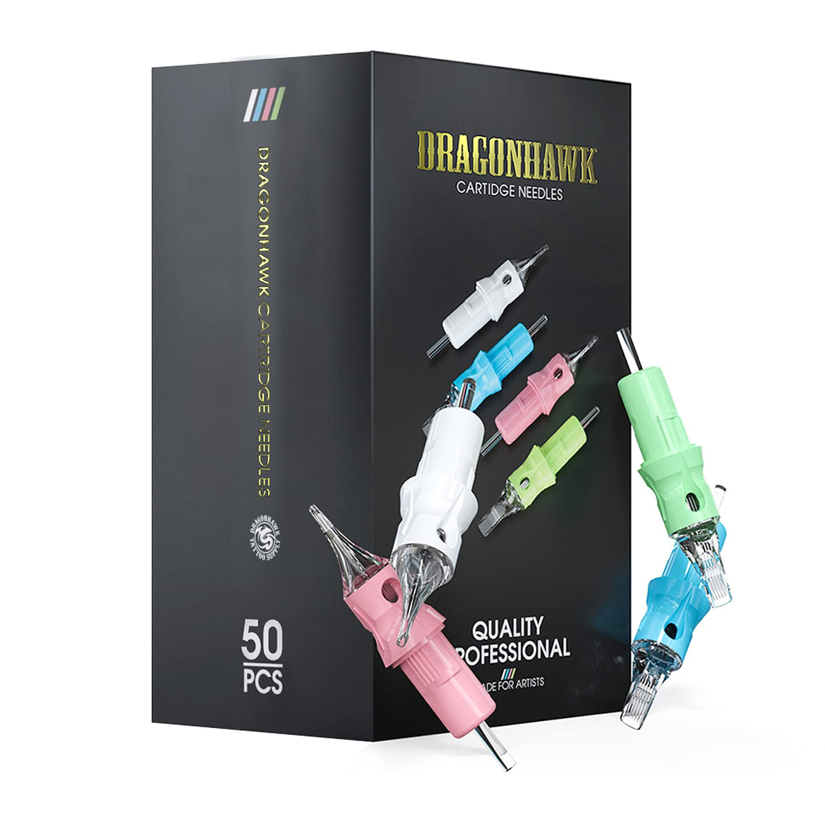 Dragonhawk front packaging showing mixed 50pc set and clear label benefit clarity