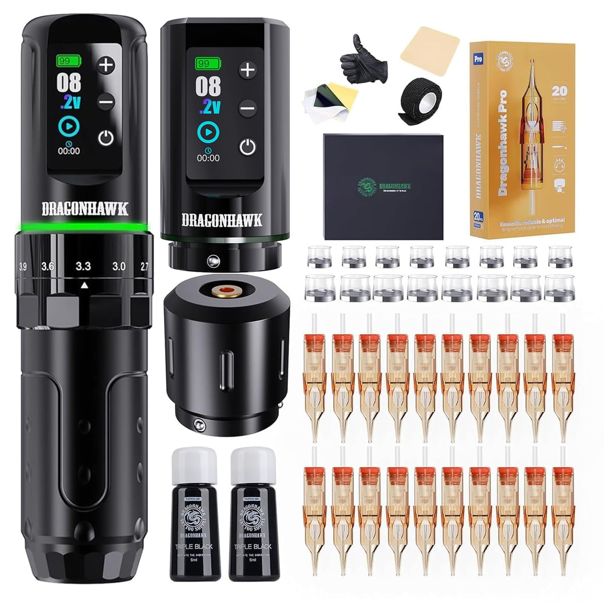 Dragonhawk L3 front view showing compact pen body and controls for easy handling