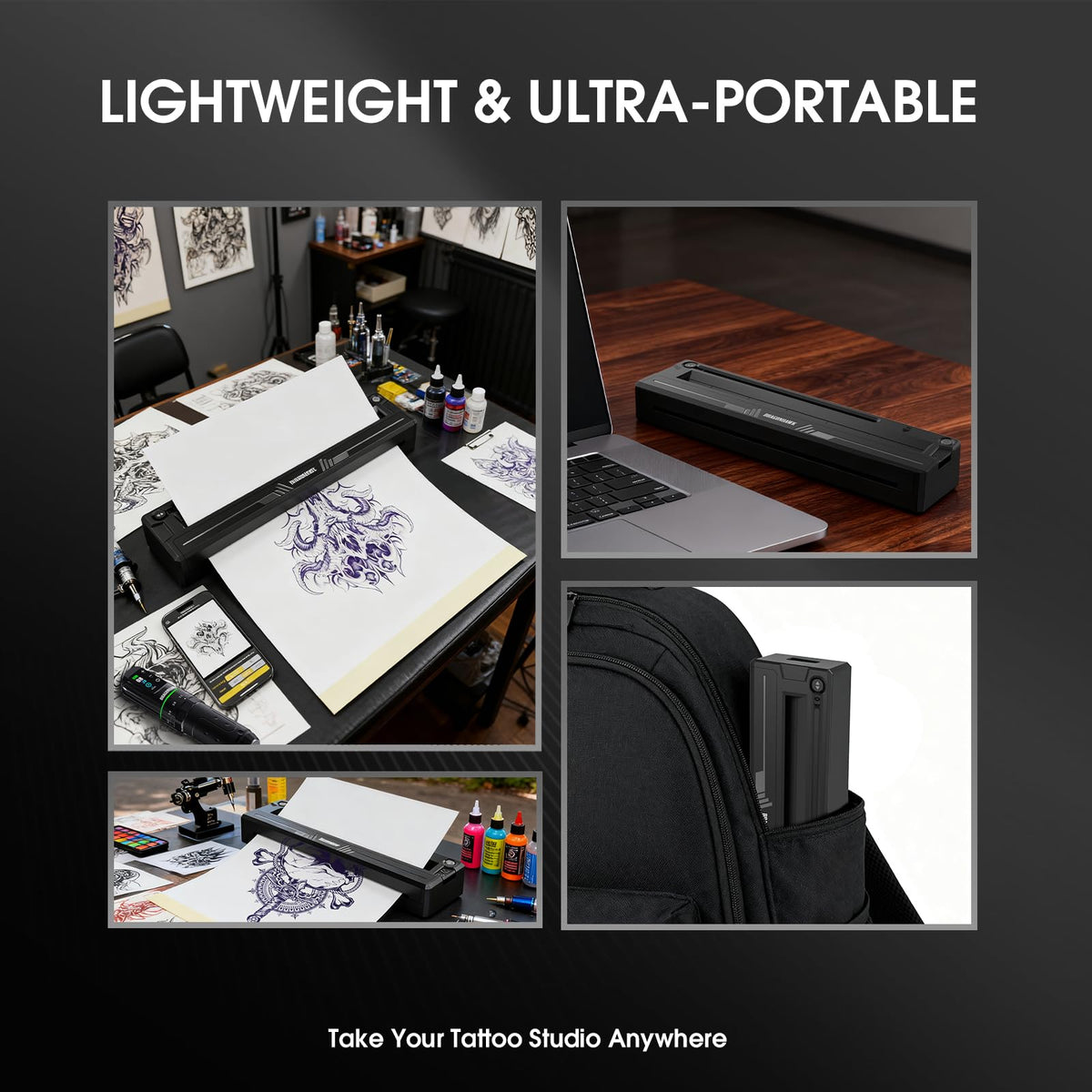 Dragonhawk L3 held in hand to show size and balanced weight for reduced fatigue