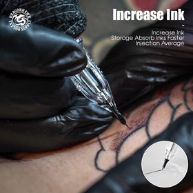 Dragonhawk needle taper detail highlighting smooth glide advantage