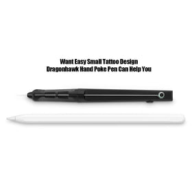 Dragonhawk pen grip detail demonstrating ergonomic comfort and stability