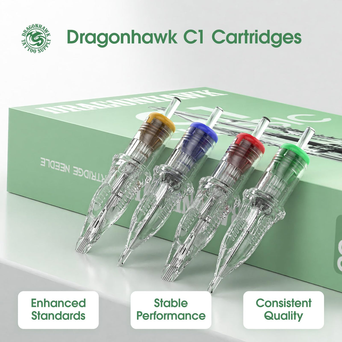 Dragonhawk sterile sealed pouch indicating single-use safety