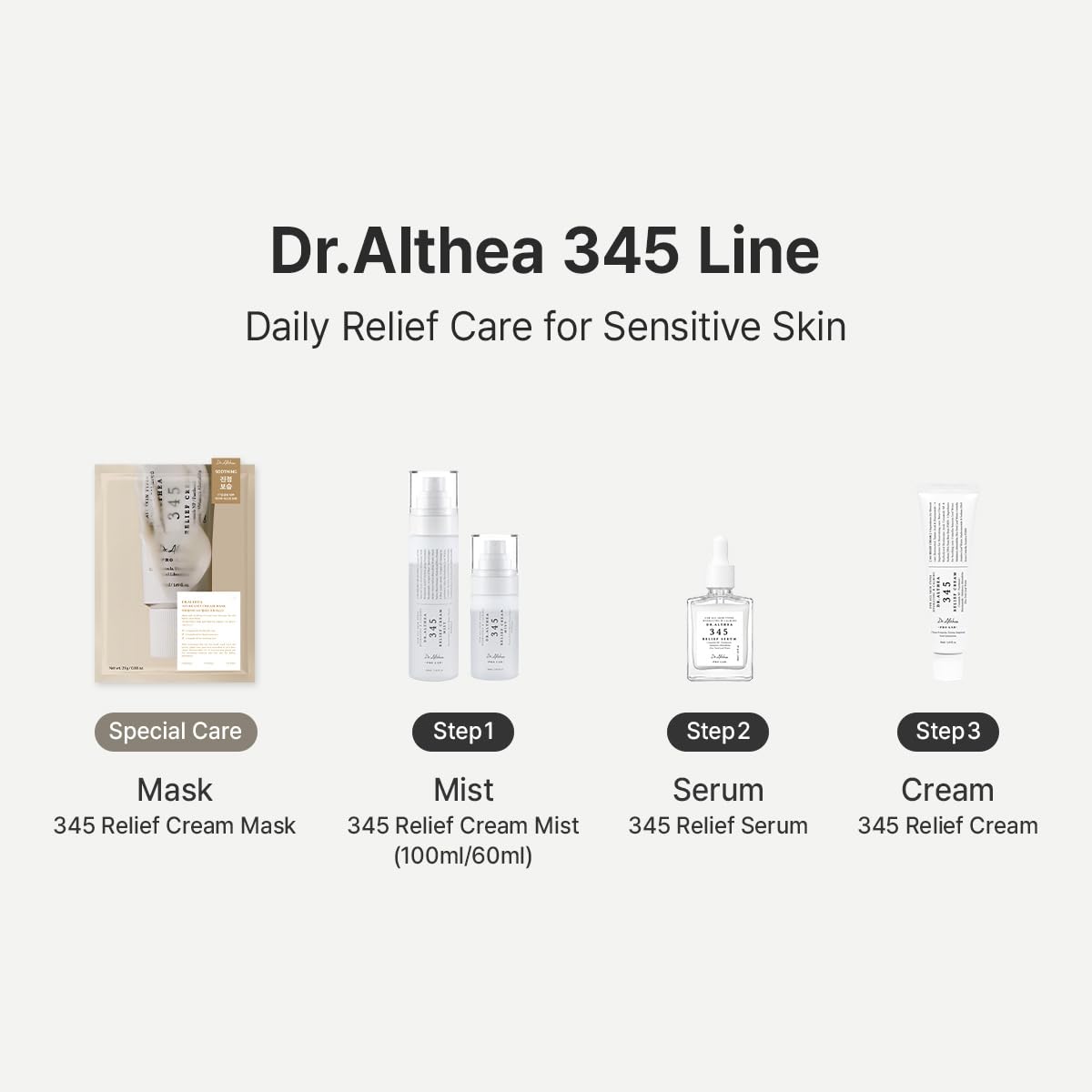Dr.Althea mist applied over makeup, refreshes without disturbing cosmetics
