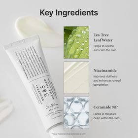 Dr.Althea cream being applied to cheek to show gentle post-acne care