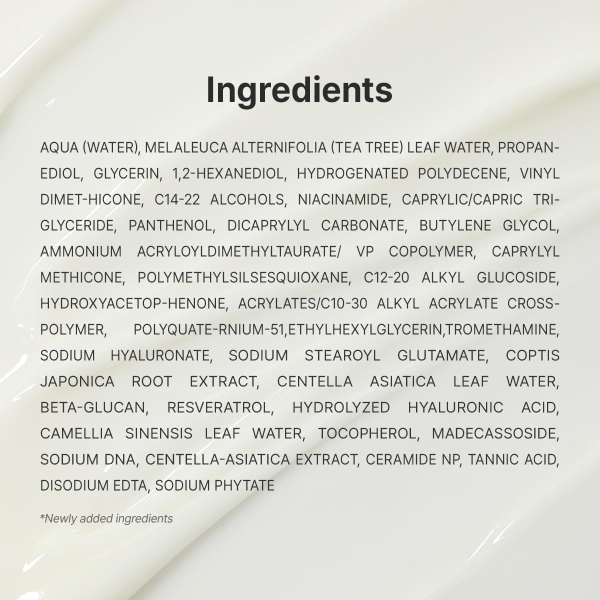 Dr.Althea back label image showing ingredient and vegan certification information