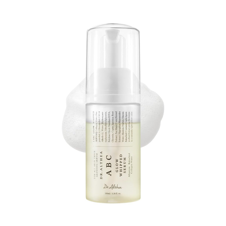 Dr.Althea front bottle showing product branding and sleek packaging benefit: clear identification