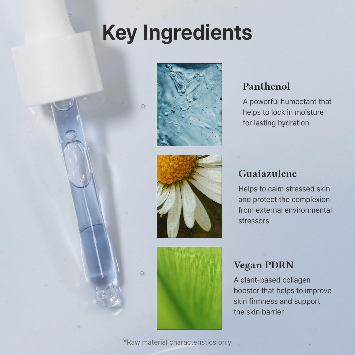 Dr.Althea ingredient shot of bambusa vulgaris water emphasizing deep moisturizing benefit