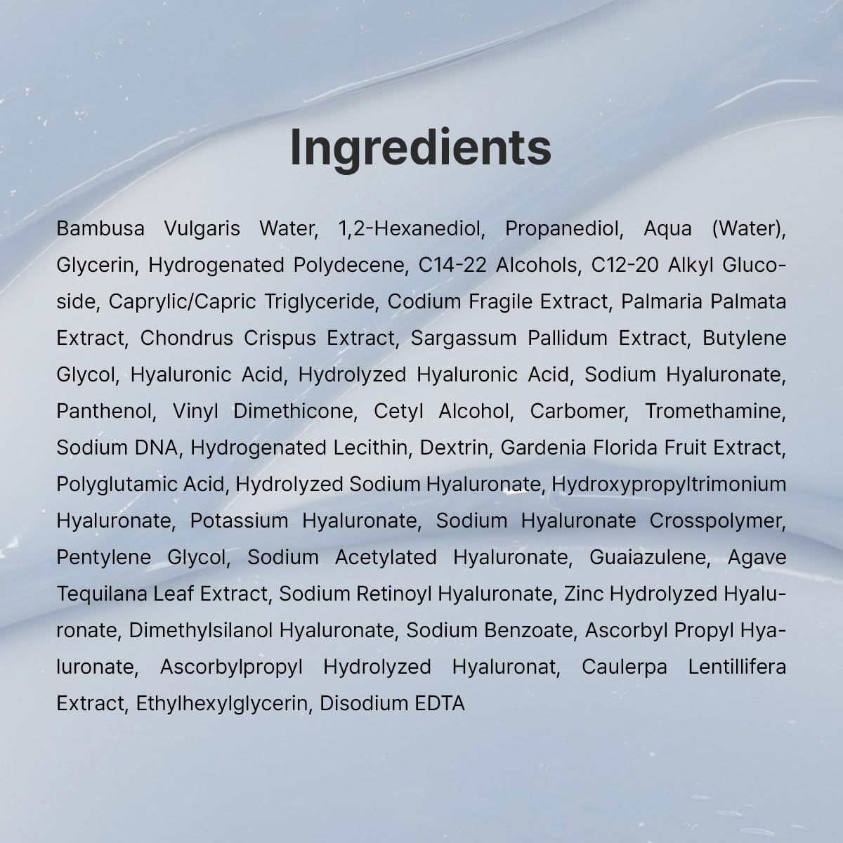 Dr.Althea bamboo water ingredient styled with botanicals to show natural hydration