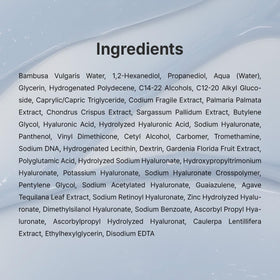 Dr.Althea bamboo water ingredient styled with botanicals to show natural hydration
