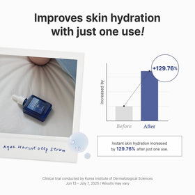 Dr.Althea natural blue serum close-up showing plant-derived color and calming effect