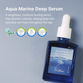 Dr.Althea pump detail highlighting hygienic dispenser and precise dosing benefit