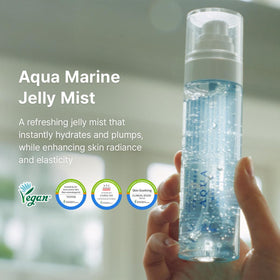 Dr.Althea nozzle spray detail producing fine mist, delivers lightweight hydration