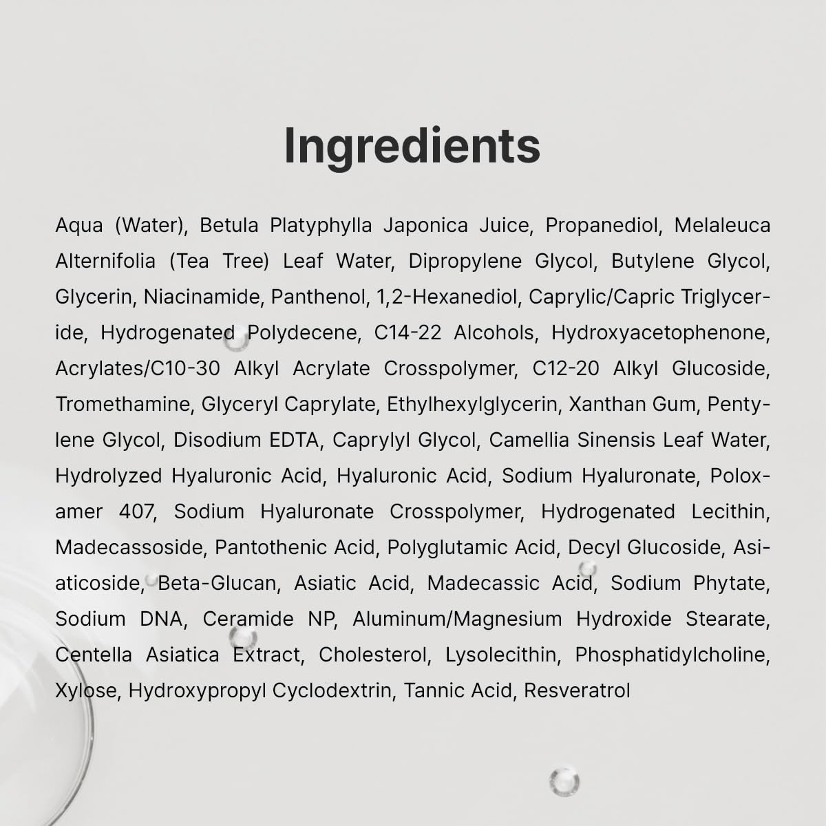 Dr.Althea natural ingredients flatlay showing soothing plant actives