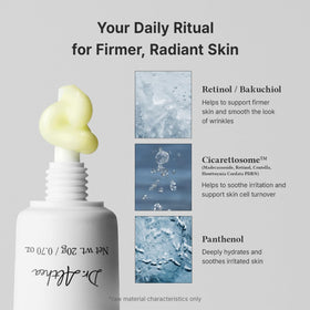 Dr.Althea dispensed pea-sized amount on fingertip showing recommended application and coverage
