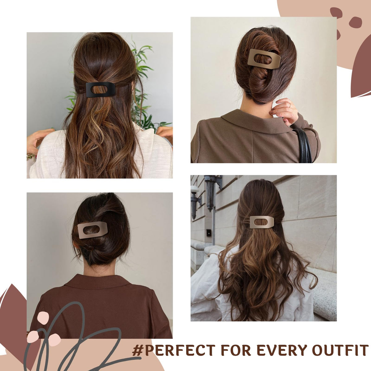 Drealoe four neutral shades displayed together, versatile matching for outfits