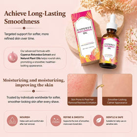 DreamCatching oil pour showing silky texture and deep skin hydration benefit