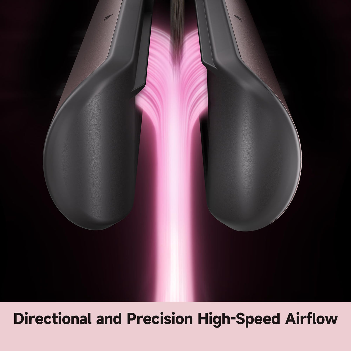 DREAME AirStyle Era straightening brush close-up, smoothing hair for frizz-free finish