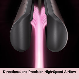 DREAME AirStyle Era straightening brush close-up, smoothing hair for frizz-free finish