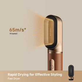 DREAME leather-textured handle grip offering comfortable hold and stable control