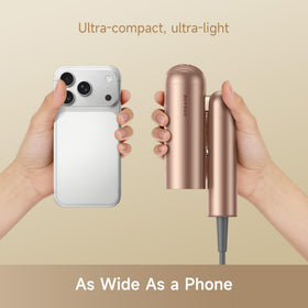 DREAME Pocket Pro folded compact in hand highlighting travel-ready portability