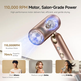 DREAME Pocket Pro temperature sensor closeup showing smart heat control