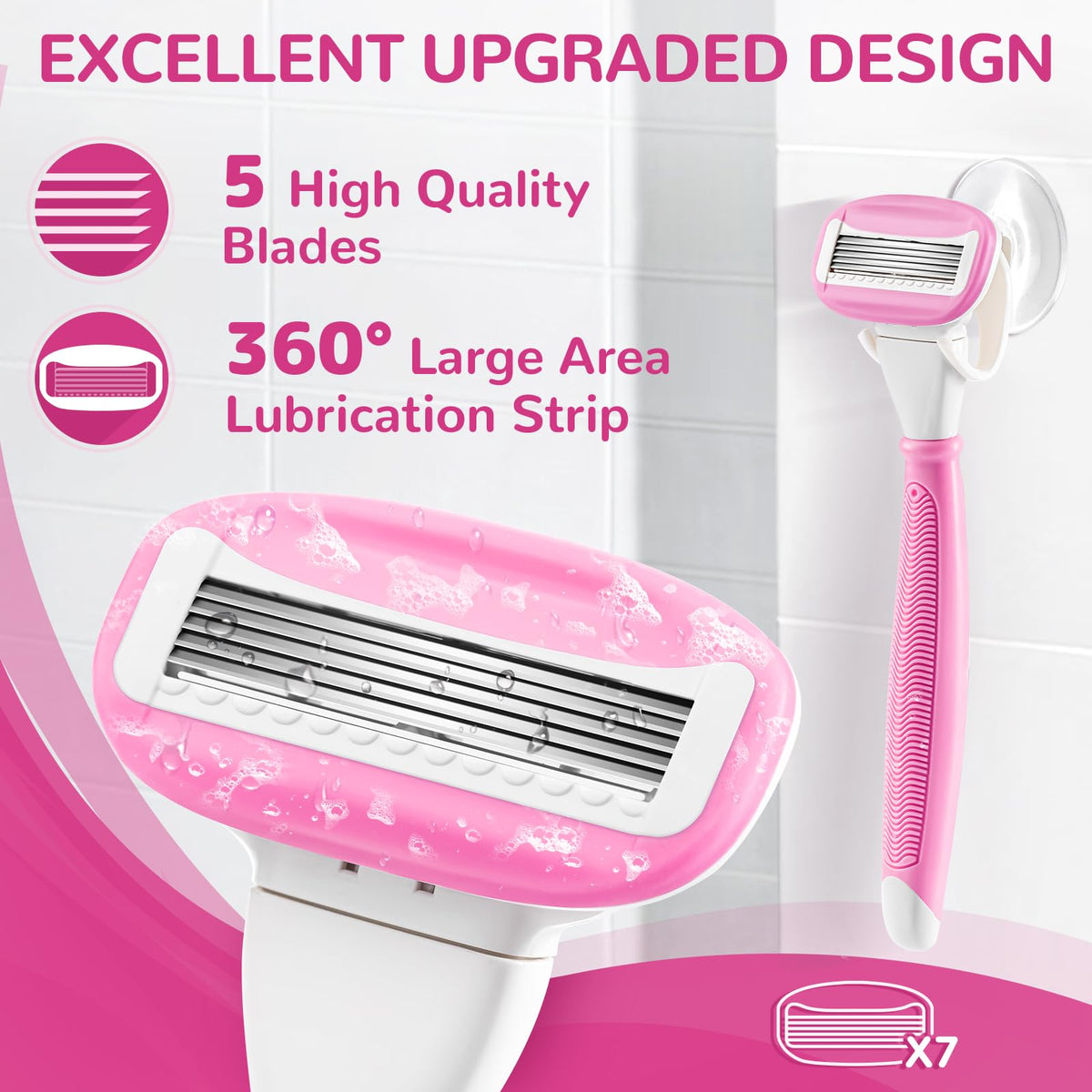 DreamGenius 360-degree lubrication strip detail reducing friction across curves