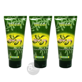 Dreamgirl front packaging showing three 100ml bottles and clear brand label benefit portability