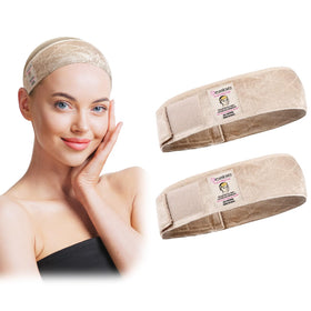 Dreamlover front view of packaging showing two nude wig grips and benefits