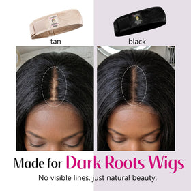 Dreamlover worn under a wig side profile showing stable hairline hold