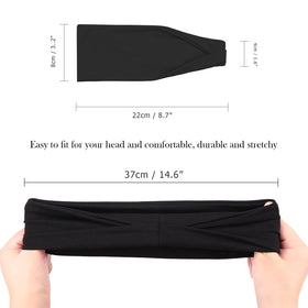 DRESHOW headband in gym setting controlling hair and wicking sweat