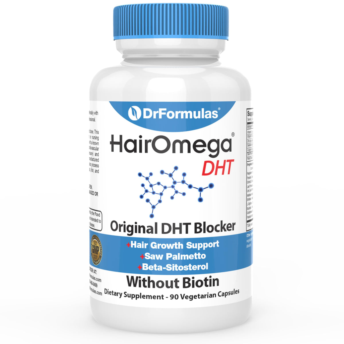 DrFormulas front packaging showing bottle and label, clear product identification benefit