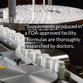 DrFormulas bottle on bathroom counter in lifestyle setting suggesting daily routine support