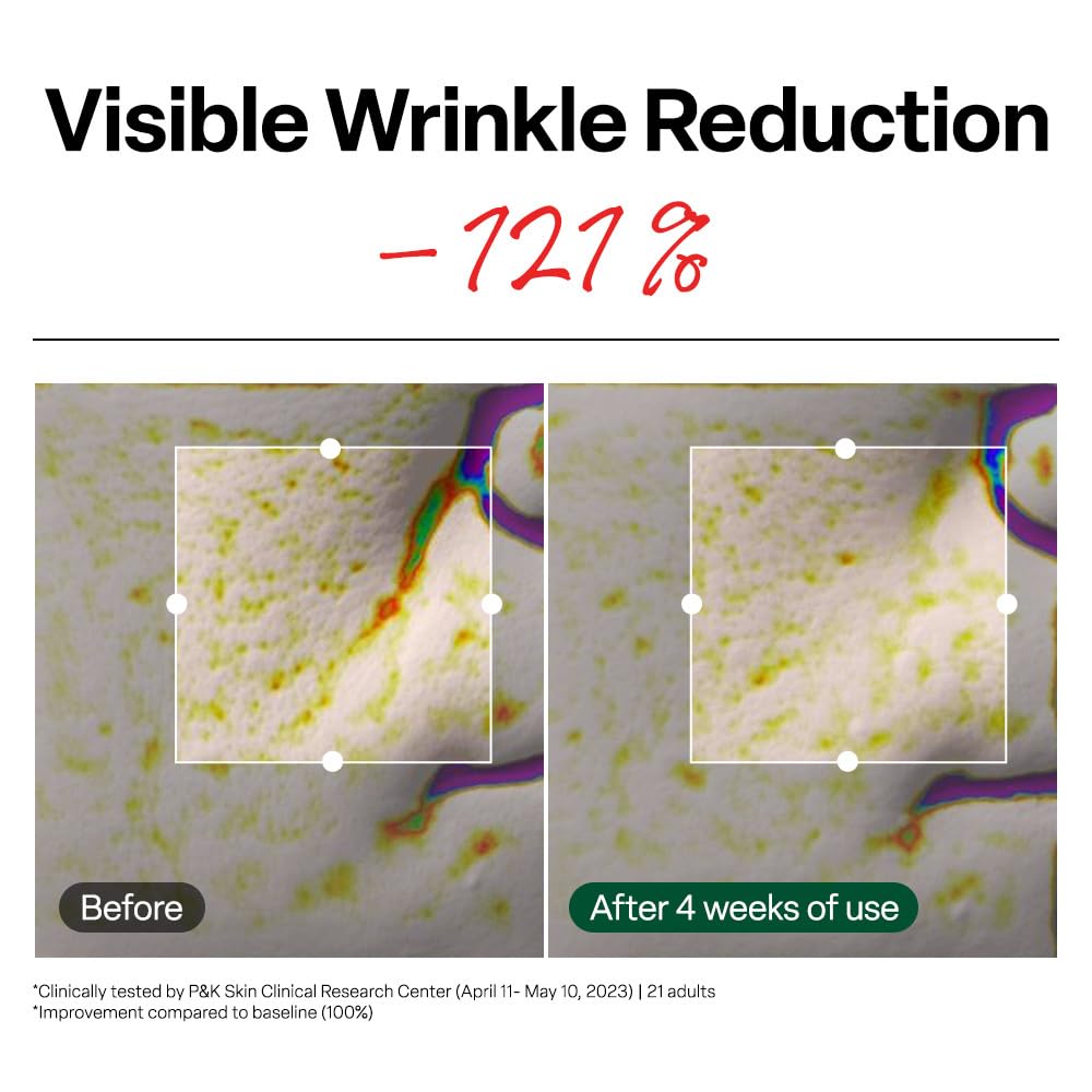 Dr.G ingredient label view showing snail mucin and retinol clarity benefit
