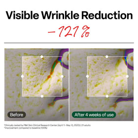 Dr.G ingredient label view showing snail mucin and retinol clarity benefit
