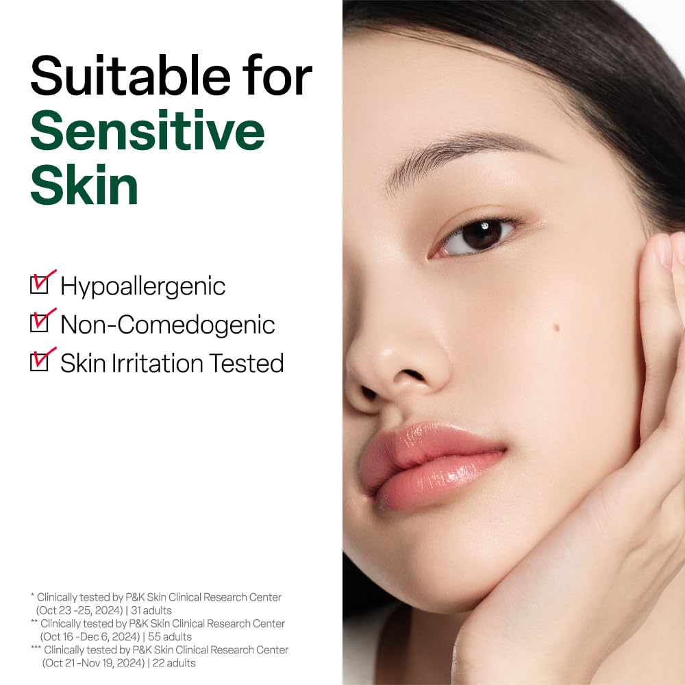 Dr.G model applying tinted sunscreen for natural everyday coverage
