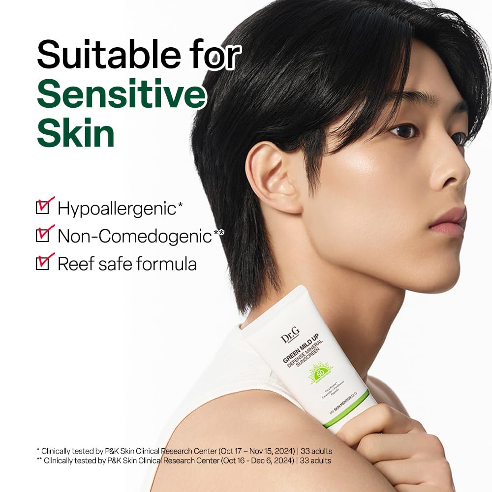Dr. G sunscreen applied on hand showing quick absorption