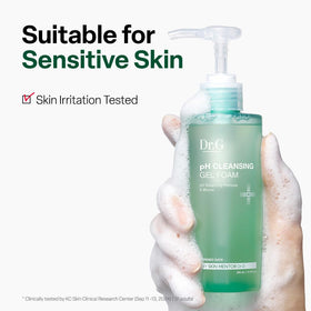 Dr.G before and after skin visual demonstrating cleaner, smoother look