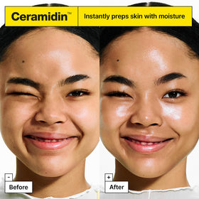 Dr.Jart+ bottle staged with other skincare to show layering and prep benefit