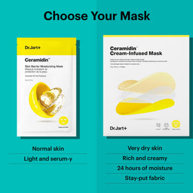 Dr.Jart+ travel pouch setup with sheet mask for compact hydration on the go