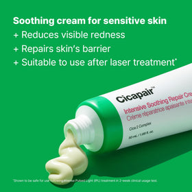 Dr.Jart+ application on face showing instant redness reduction while blending