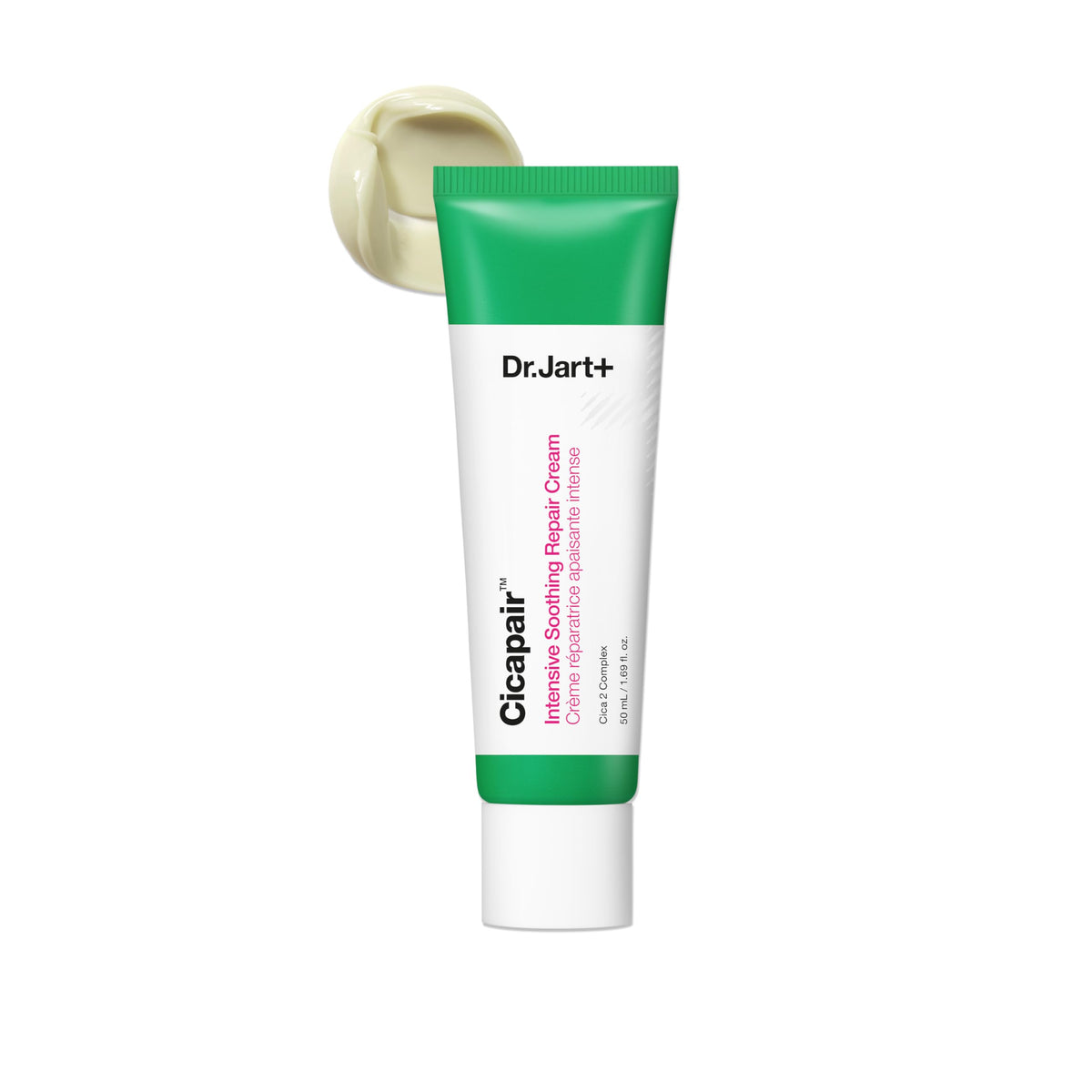 Dr.Jart+ front packaging showing travel-size moisturizer and calming benefits