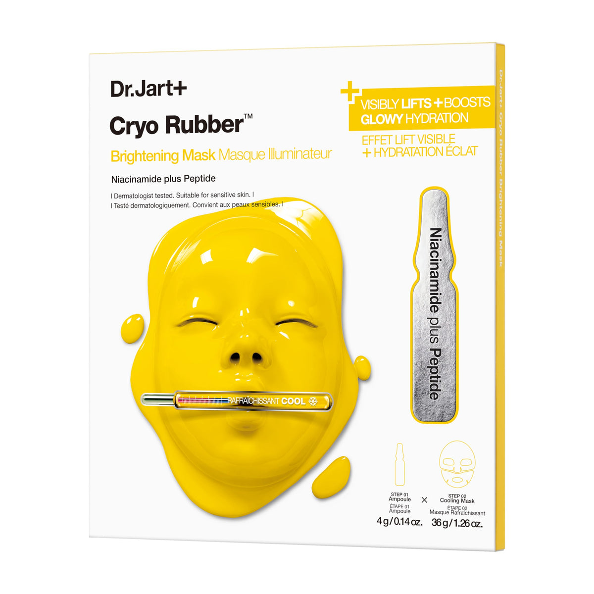 Dr.Jart+ front packaging showing product and benefits