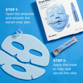 Dr.Jart+ rubber mask close detail highlighting flexible cooling material
