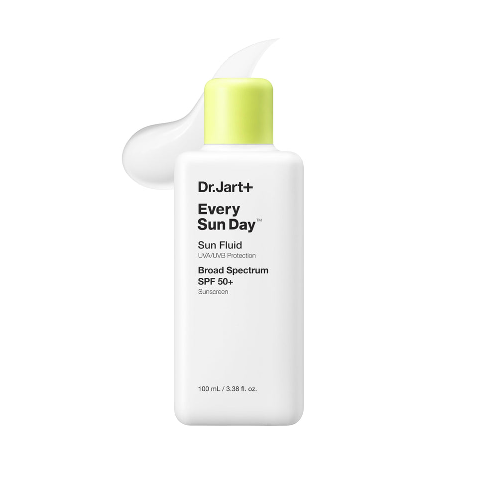 Dr.Jart+ front packaging showing SPF 50+ and lightweight design benefits