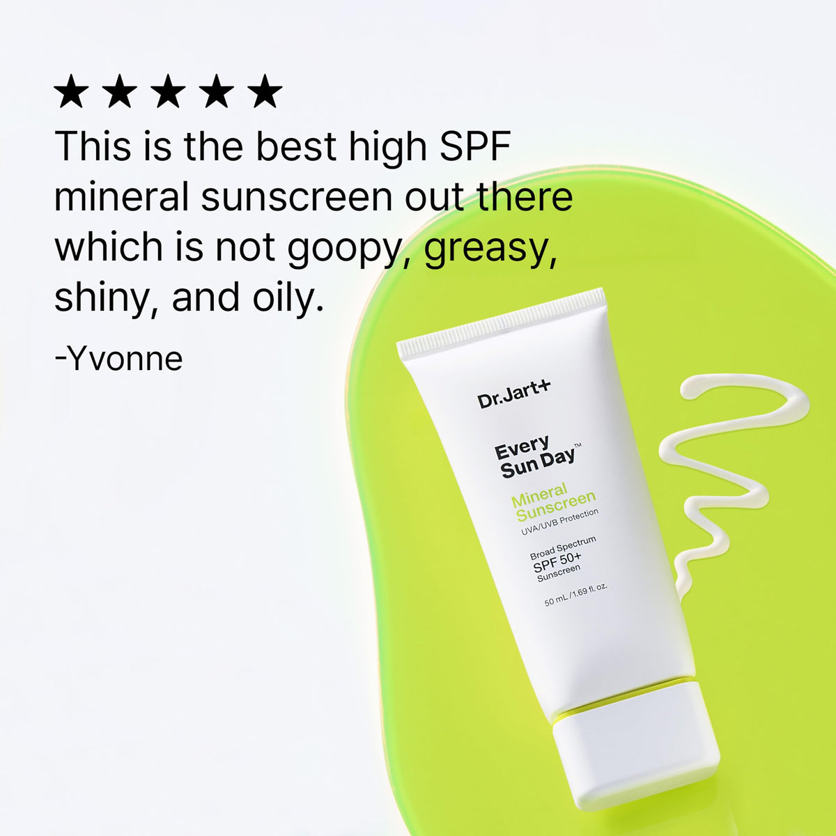 Dr.Jart+ tube in outdoor setting illustrating on-the-go sun protection