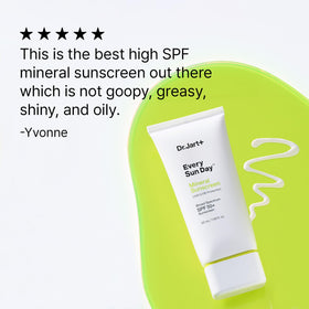 Dr.Jart+ tube in outdoor setting illustrating on-the-go sun protection