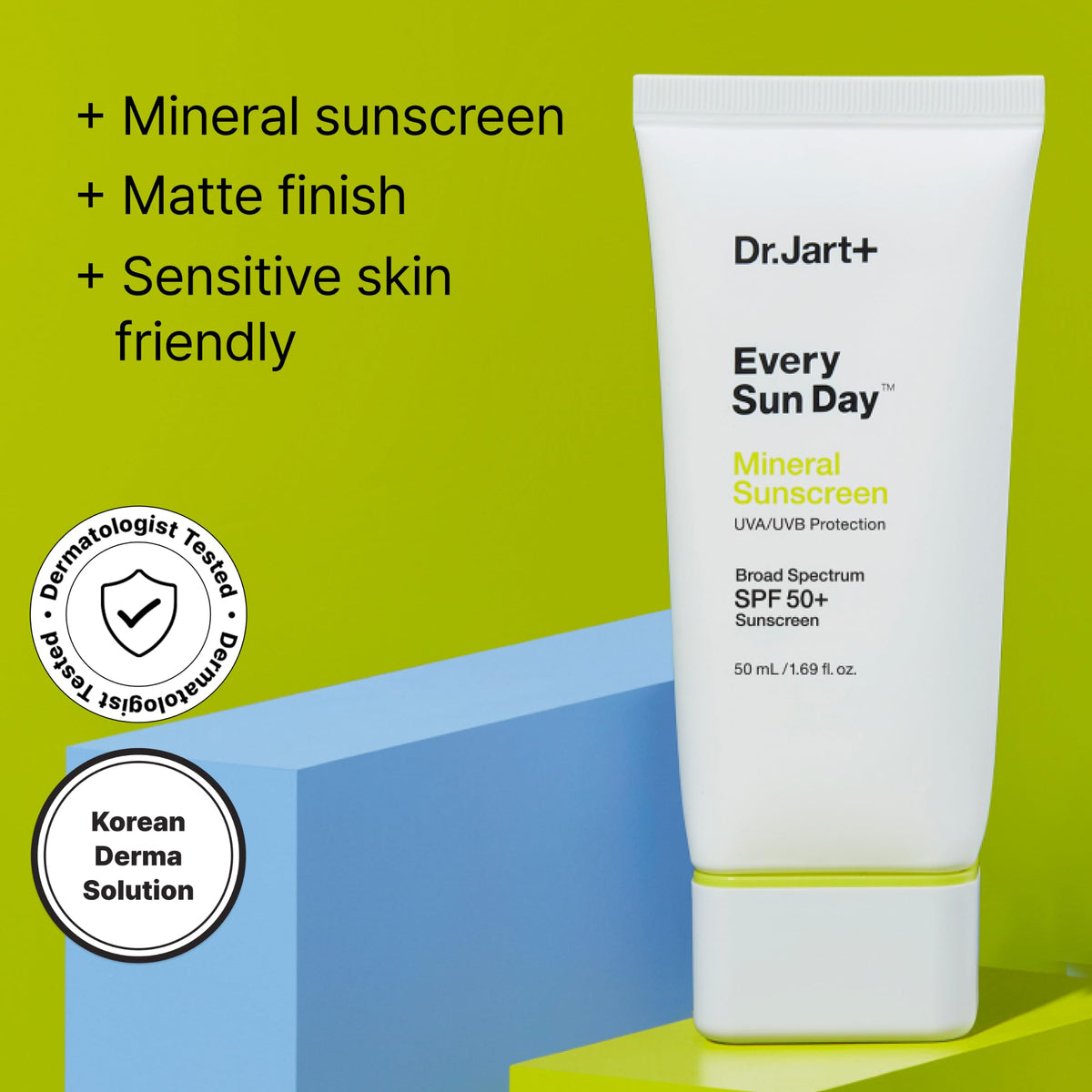 Dr.Jart+ texture close-up revealing lightweight smooth matte finish