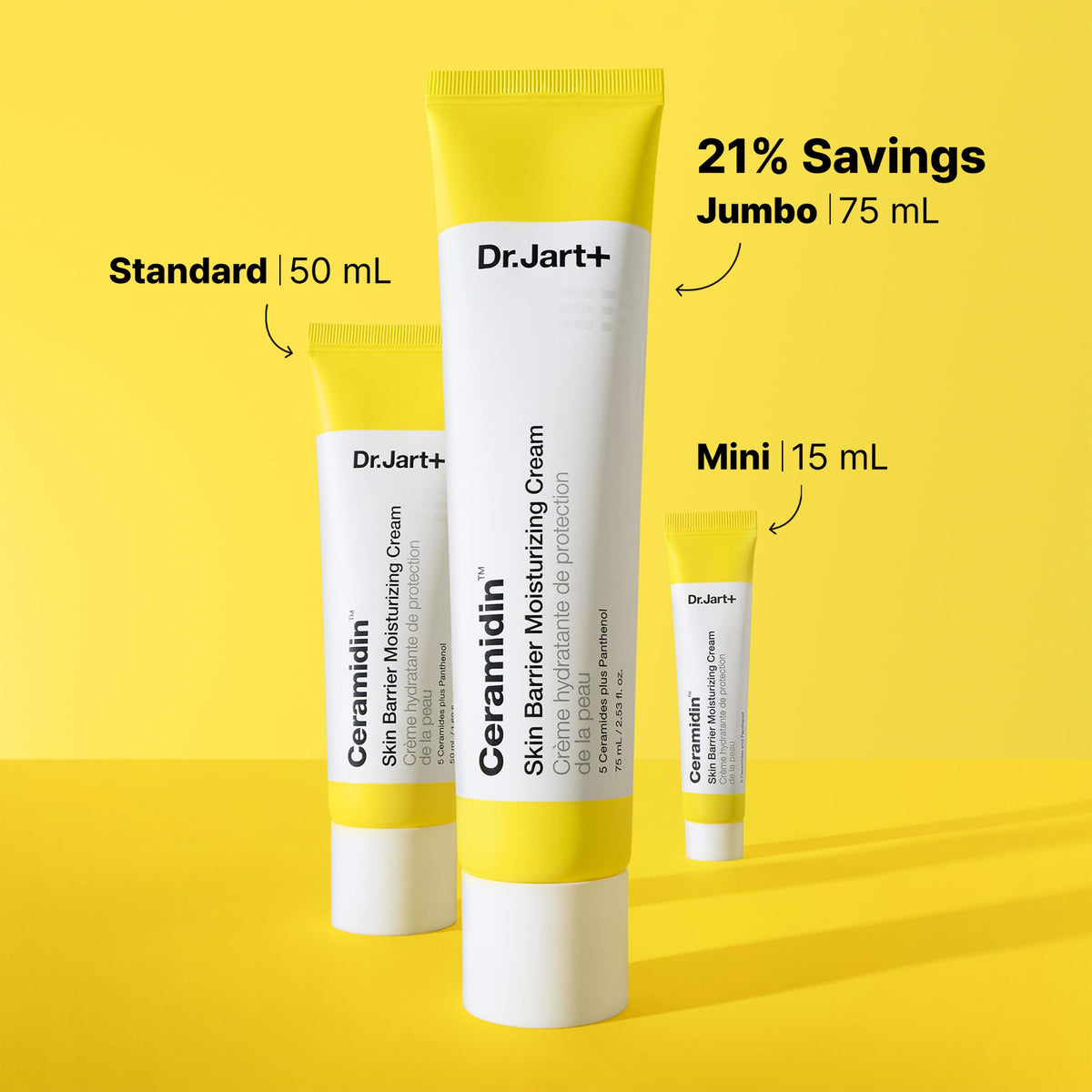 Dr.Jart+ jar on bathroom shelf styled in a skincare routine for daily use appeal