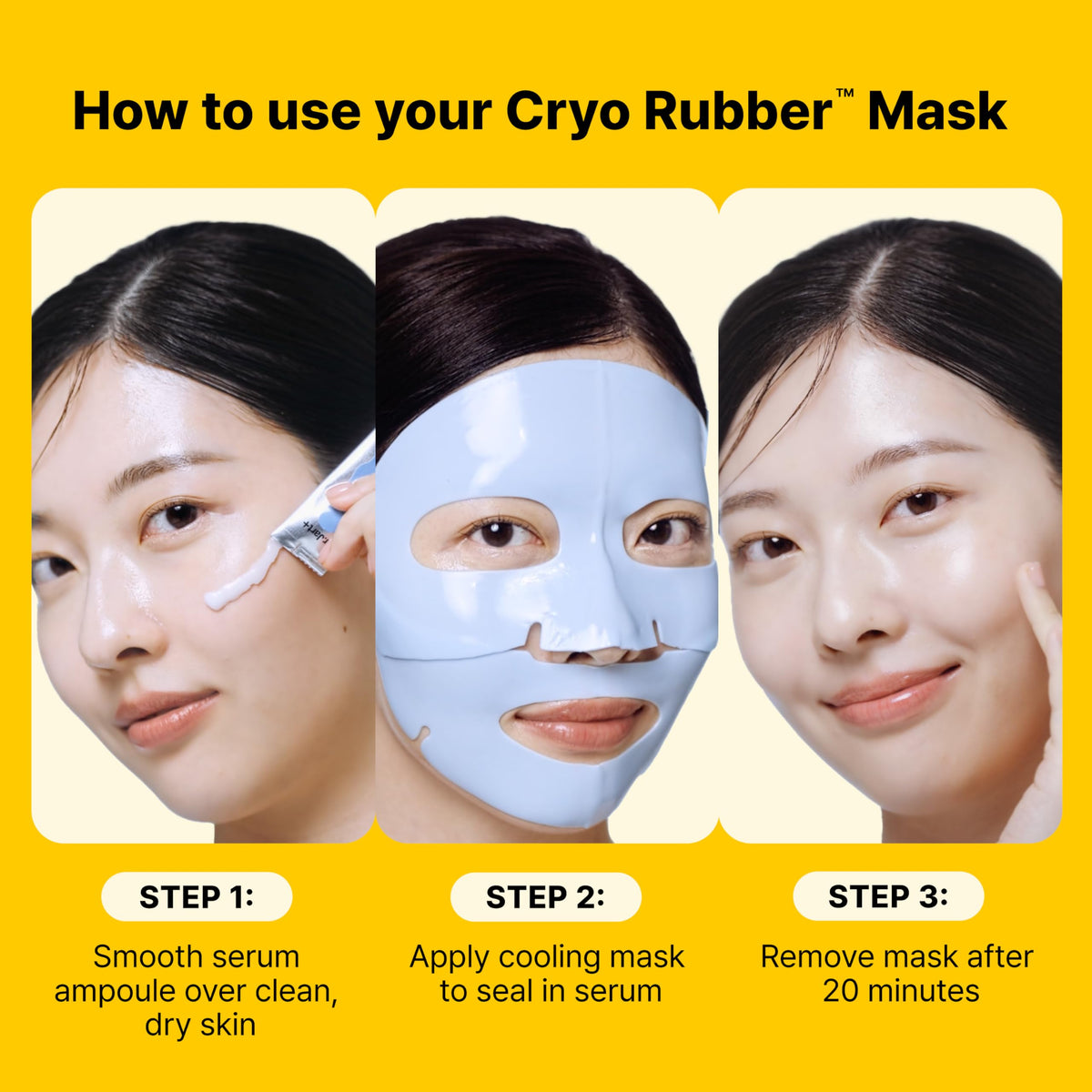 Dr.Jart+ mask held in hand showing compact size and travel-friendly design