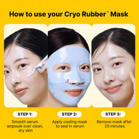 Dr.Jart+ mask held in hand showing compact size and travel-friendly design